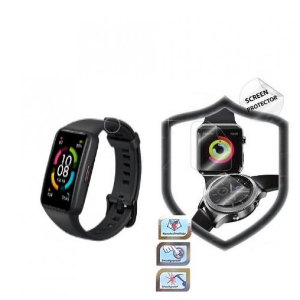 ECR Honor Band 6 HD Gerçek Kırılmayan Nano Ekran Koruyucu (2 Adet) - 3