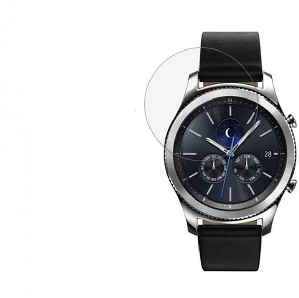 ECR Samsung Gear S3 Classic HD-ŞEFFAF Gerçek Kırılmayan Nano Ekran Koruyucu (2 Adet)