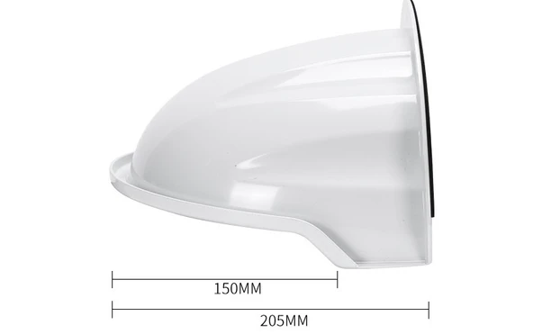 Güvenlik Kamerası ve Kapı Zili Yağmur Güneş Koruyucu Gölgelik Siper Koruyucu Plastik Kılıf Siperlik - Resim 5