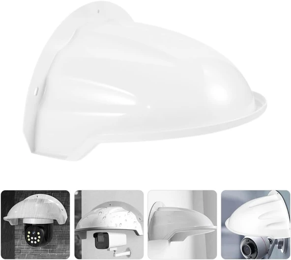 Güvenlik Kamerası ve Kapı Zili Yağmur Güneş Koruyucu Gölgelik Siper Koruyucu Plastik Kılıf Siperlik ürün görseli 1