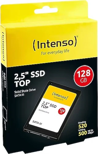 128GB Intenso Top 2.5" Sata 3 520MB-480MB/s (3812430) SSD Disk