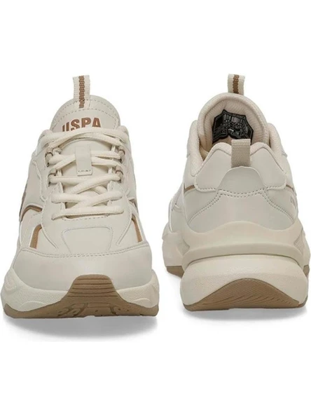 U.S.POLO ASSN ISABELLA 5PR BEJ COMFORT CASUAL ANATOMİK SPOR AYAKKABI - Resim 5