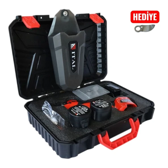 Ital Akülü Budama Makası FX36 2x4,5Ah – Güçlü, Pratik ve Uzun Ömürlü - Resim 2