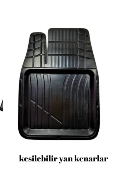 Gold Oto Aksesuar Dacia Dnyon 4x4 2010-2017 Badem 3d Nyon Siyah Oto Paspas - Resim 2