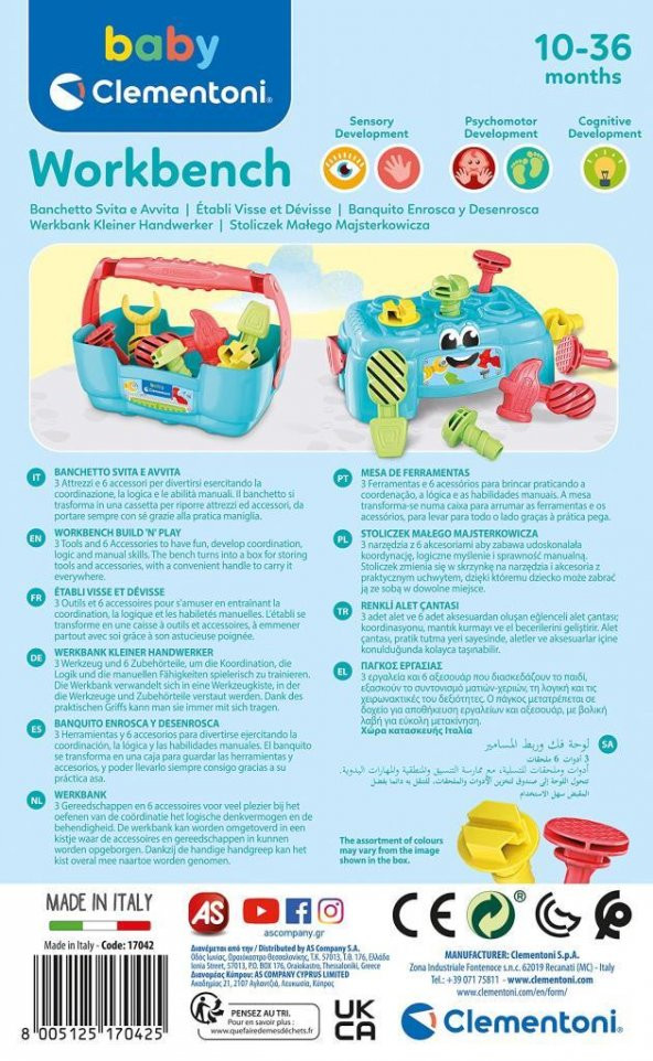 Baby Clementoni Baby Çalışma Tezgahı 17042 - 8