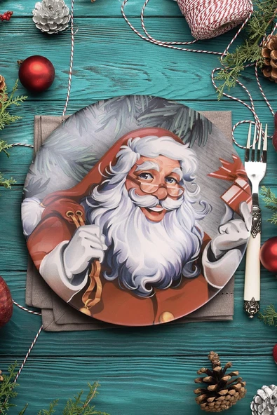 Keramika Keraart Noel Baba Servis Tabağı 26 Cm - 17979 ürün görseli