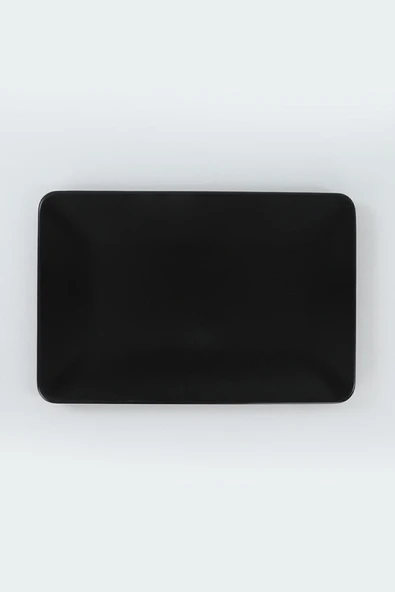 Keramika Mat Siyah Siera Kayık Tabak 31 Cm 2 Adet - Resim 4