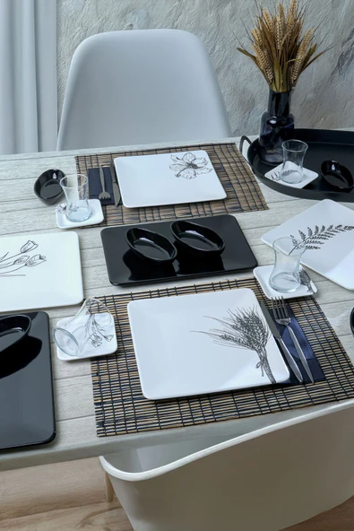 Keramika Keraart Florine Kahvaltı Takımı 20 Parça 4 Kişilik - 19484 - 2