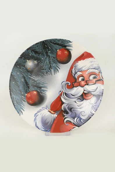 Keramika Keraart Happy Santa Servis Tabağı 26 Cm - 17980 - Resim 2