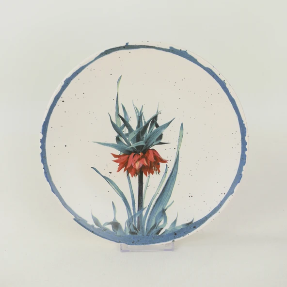 Keramika Keraart Anatolian Flowers Servis Tabağı 25 Cm 6 Adet - 20256/61 - 10