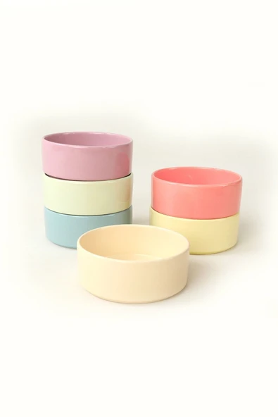 Keramika Rainbow Soft Stackable Çorba Kasesi 14 Cm 6 Adet 110/550 - 3