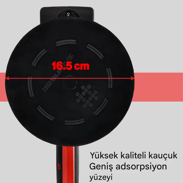 166 Mm Dijital Şarjlı Fayans Vibratörü Vibratoru Makine Aracı Cihaz Lithium Titreşim Döşeme Seramik - Resim 3