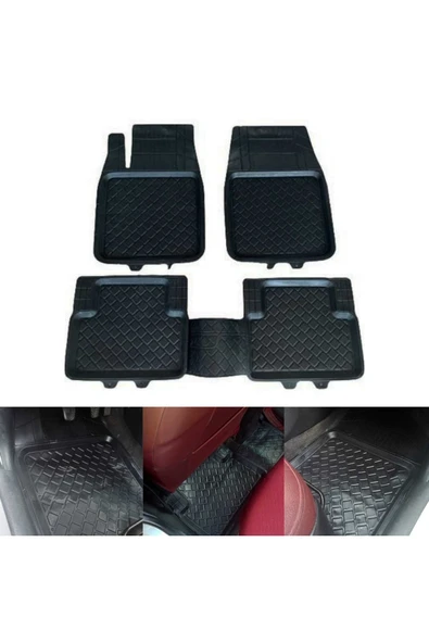 Gold Oto Aksesuar Bmw 5 Seri F10 2010-2015 Plus Havuzlu Zebra Siyah Oto Paspas ürün görseli