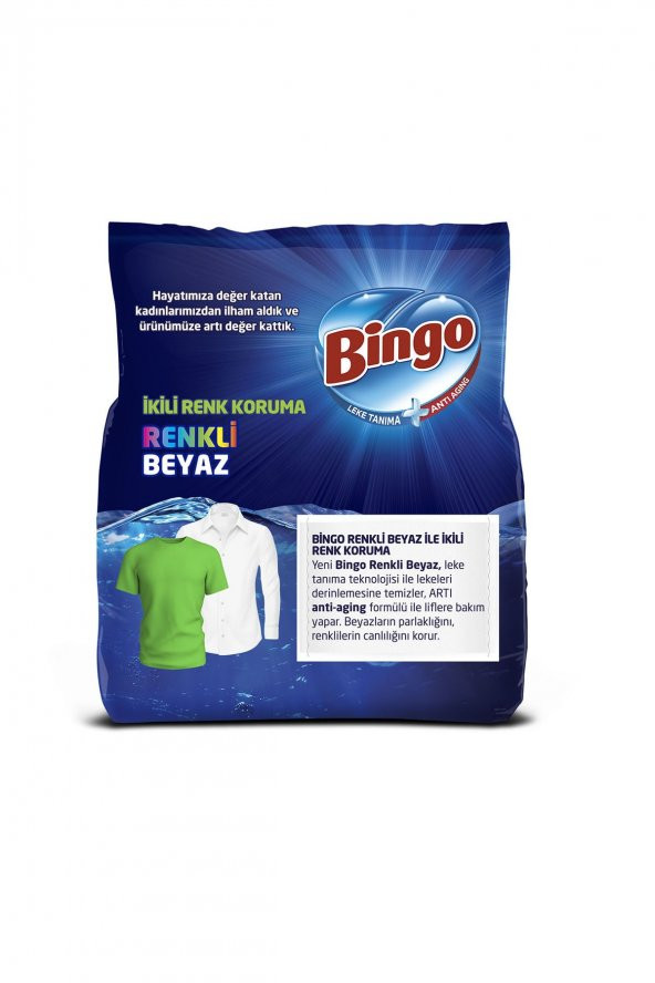 Toz Çamaşır Deterjanı Renkli - Beyaz 4 Kg