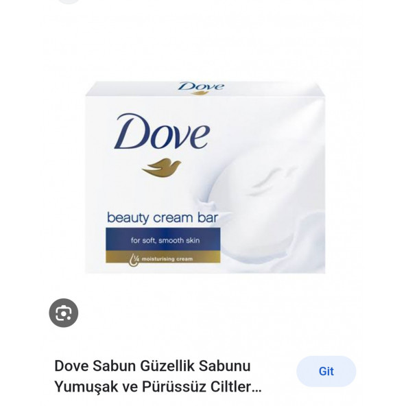 Dove Cream Bar Original 100 G