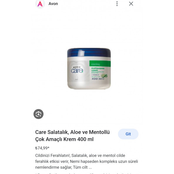 Care Aloe ve Salatalık Özleri İçeren Çok Amaçlı Krem - 400ml