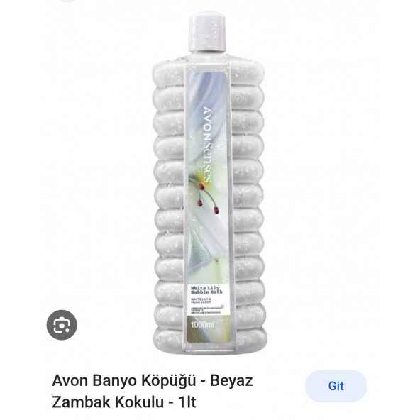 Bubble Bath Beyaz Zambak Kokulu Banyo Köpüğü - 1lt