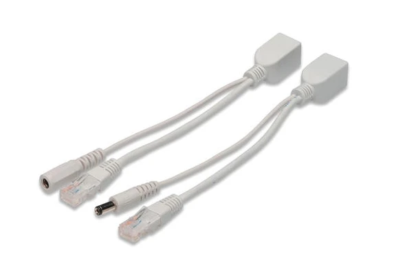 DIGITUS DN-95001 UTP ÜSTÜNDEN POE (GÜÇ) KABLOSU 1xPower Injector Kablosu+1xPower Splitter Kablosu