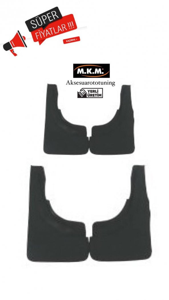 NİSSAN QASHQAI 4 LÜ PAÇALIK ÇAMURLUK TOZLUK