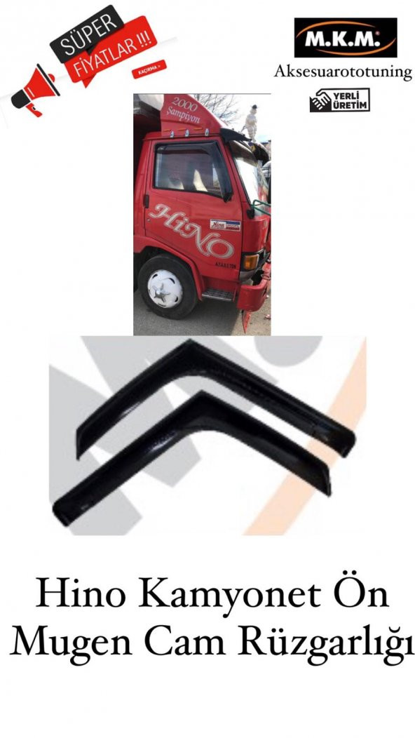 HİNO KAMYONET ÖN MUGEN CAM RUZGARLIGI