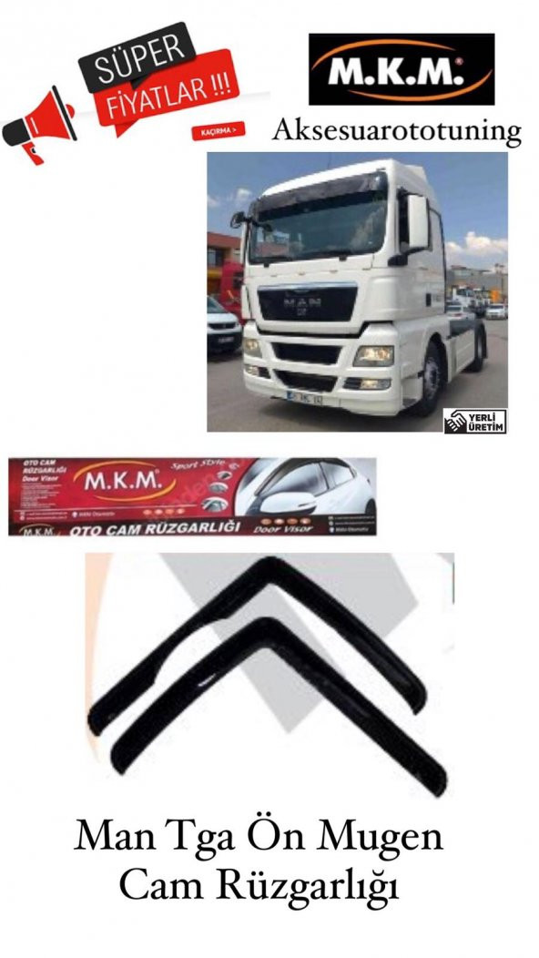 MAN TGA KAMYON -TIR ON MUGEN CAM RÜZGARLIĞI - 1