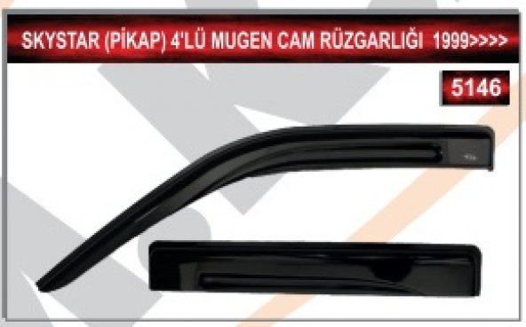 NISSAN SKYSTAR(PİKAP) 1999 VE ÜZERİ MODEL 4LÜ CAM RÜZGARLIGI - 2