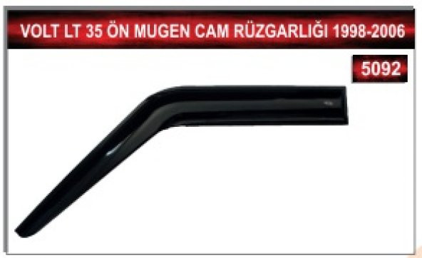 WOLKSVAGEN VOLT LT 35 1998 - 2006 MODEL ON MUGEN CAM RÜZGARLIĞI - 2