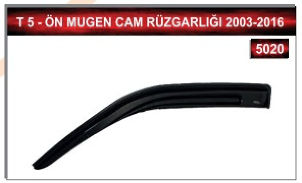 WOLKSVAGEN T5 2003 -2016 MODEL ON MUGEN CAM RÜZGARLIĞI - Resim 2
