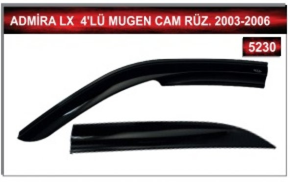 HYUNDAİ ADMİRA LX 2003-2006 MODEL 4LÜ MUGEN CAM RÜZGARLIĞI - 2