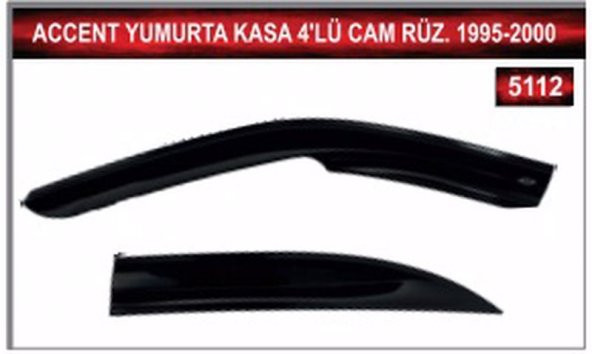 HYUNDAİ ACCENT YUMURTA KASA 1995-2000 MODEL 4LÜ CAM RÜZGARLIGI - 2