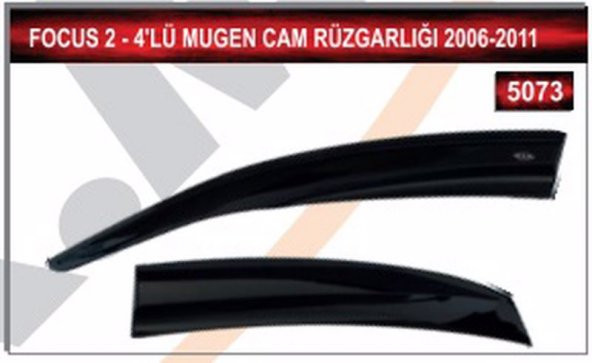 FORD FOCUS 2 2006 -2011 4LÜ MUGEN CAM RUZGARLIGI - 2