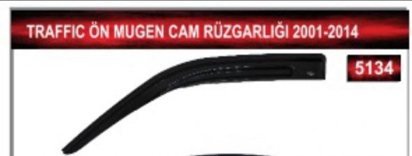 TRAFFİC 2001 - 2014 MODEL ARASI ÖN MUGEN CAM RÜZGARLIGI - Resim 2