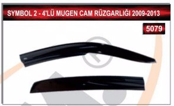 SYMBOL 2 2009 - 2013 MODEL ARASI 4LÜ MUGEN CAM RÜZGARLIGI - 2