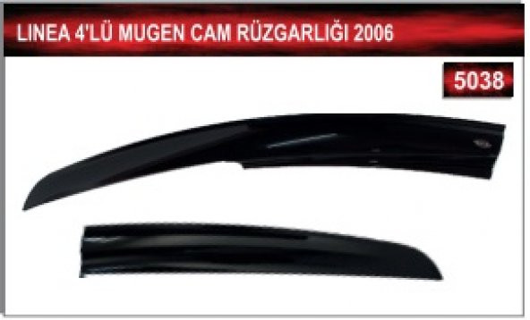 LİNEA 2006 MODEL 4LÜ MUGEN CAM RÜZGARLIĞI - 2