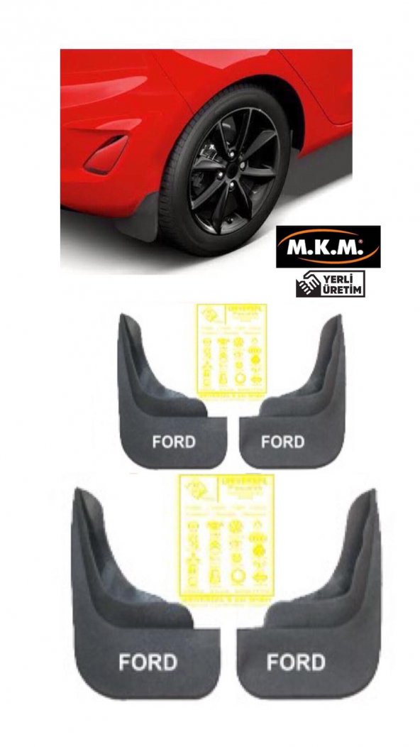 FORD 4 LÜ PAÇALIK ÇAMURLUK TOZLUK