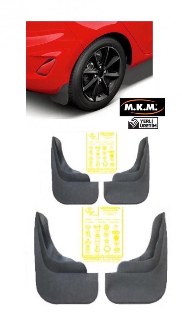 RENAULT MODUS 4 LÜ PAÇALIK ÇAMURLUK TOZLUK