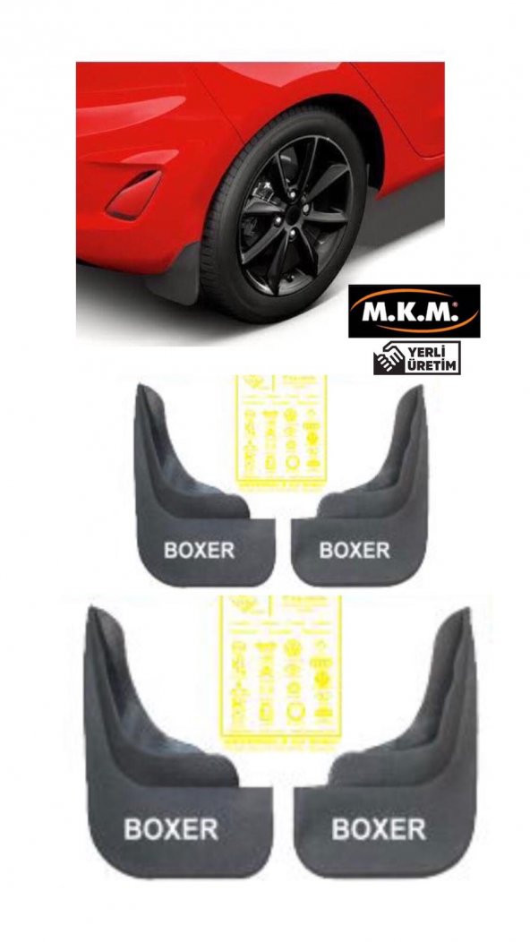 BOXER 4 LÜ PAÇALIK ÇAMURLUK TOZLUK