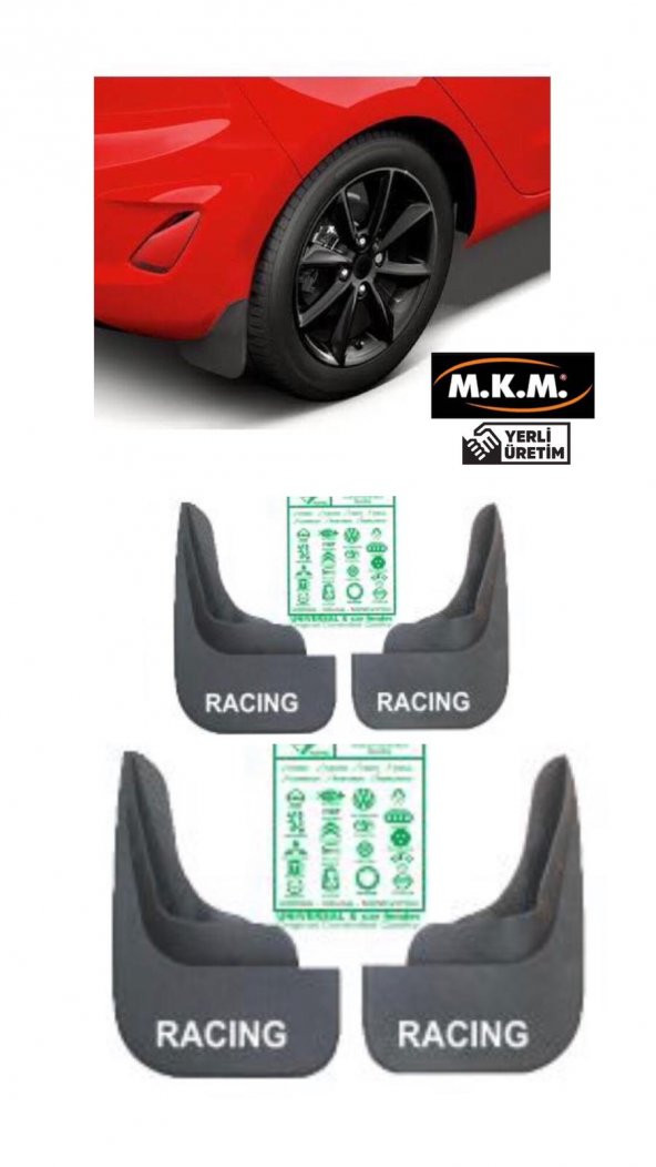 RACING 4 LÜ PAÇALIK ÇAMURLUK TOZLUK