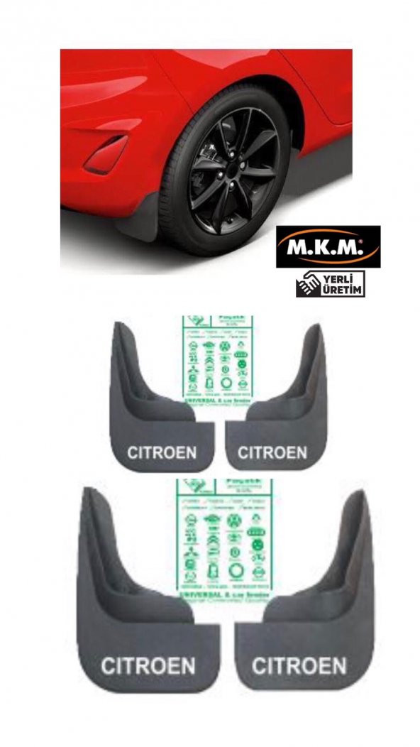 CITROEN 4 LÜ PAÇALIK ÇAMURLUK TOZLUK
