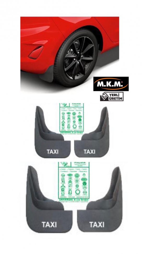 TAXI 4 LÜ PAÇALIK ÇAMURLUK TOZLUK