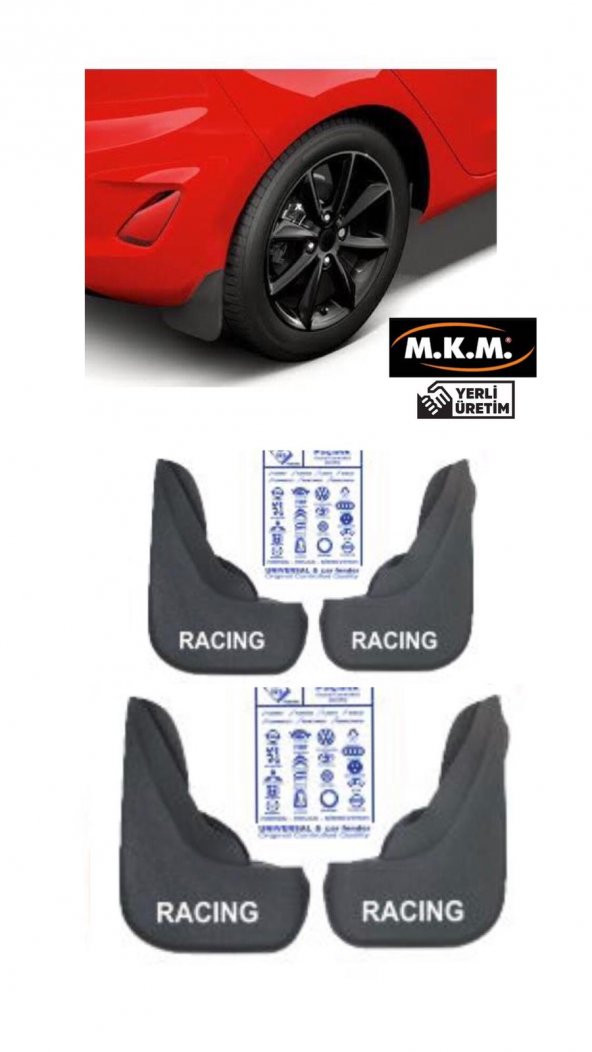 RACING 4 LÜ PAÇALIK ÇAMURLUK TOZLUK