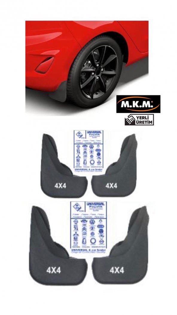 4*4 4 LÜ PAÇALIK ÇAMURLUK TOZLUK