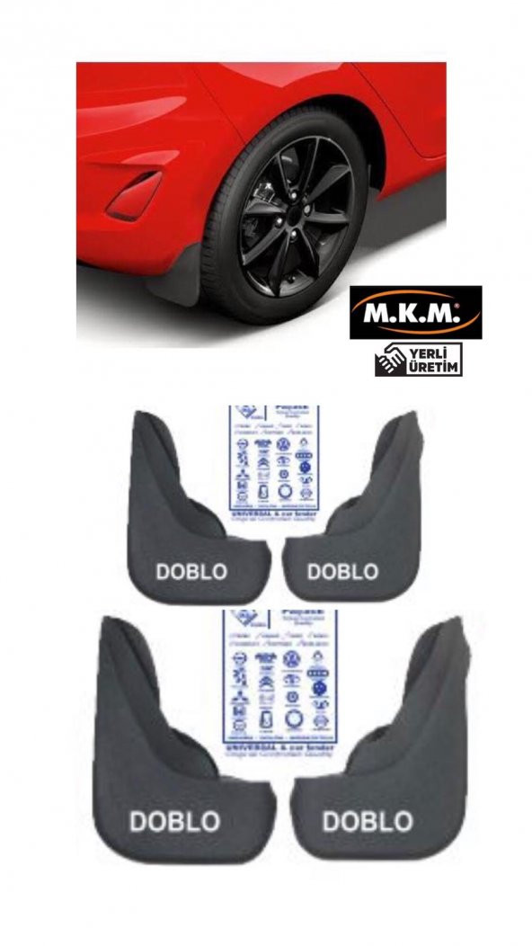 DOBLO 4 LÜ PAÇALIK ÇAMURLUK TOZLUK