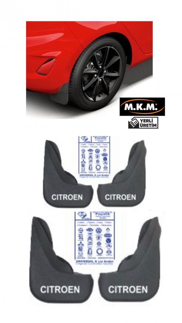 CITROEN 4 LÜ PAÇALIK ÇAMURLUK TOZLUK