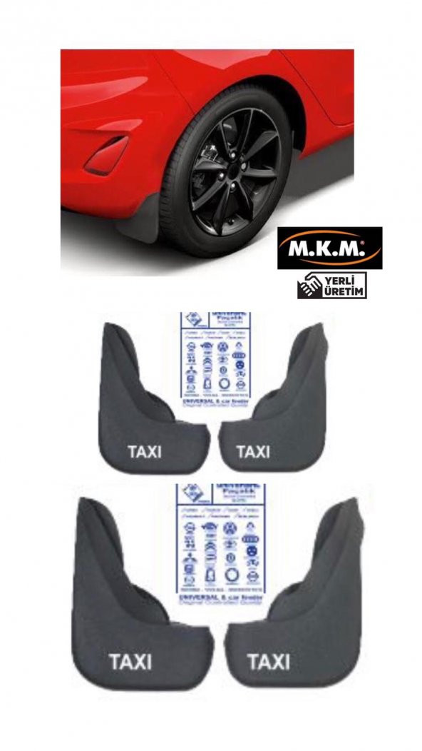 TAXI 4 LÜ PAÇALIK ÇAMURLUK TOZLUK