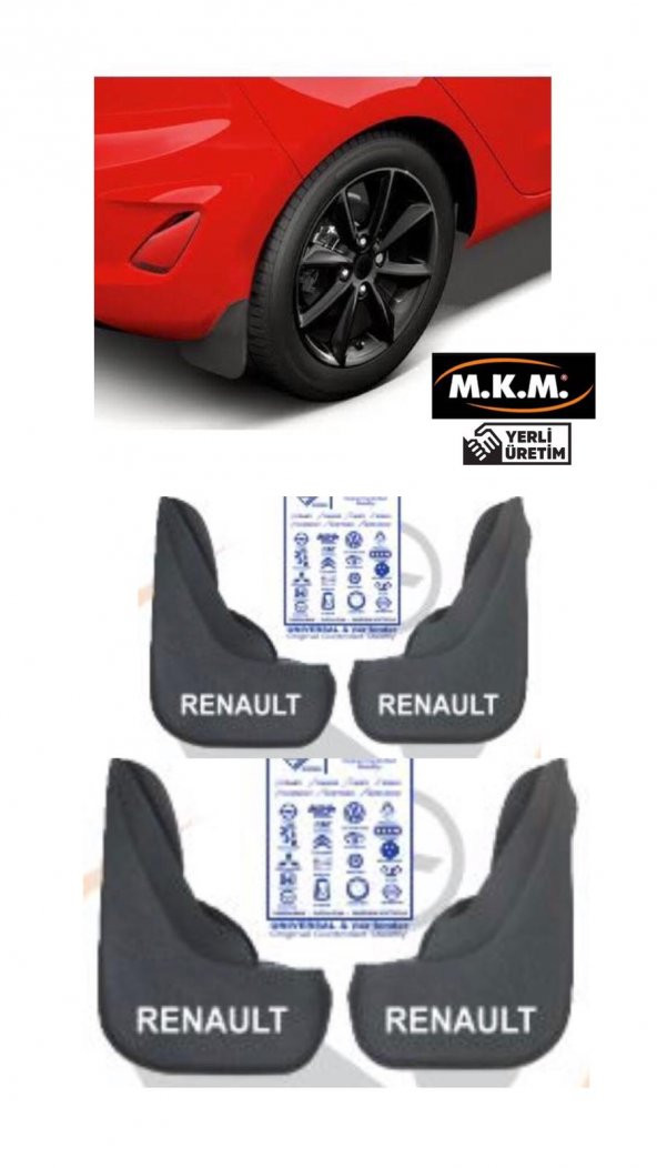 RENAULT 4 LÜ PAÇALIK ÇAMURLUK TOZLUK