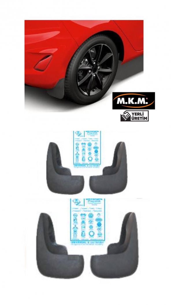 WOLKSVAGEN TİGUAN 4 LÜ PAÇALIK ÇAMURLUK TOZLUK