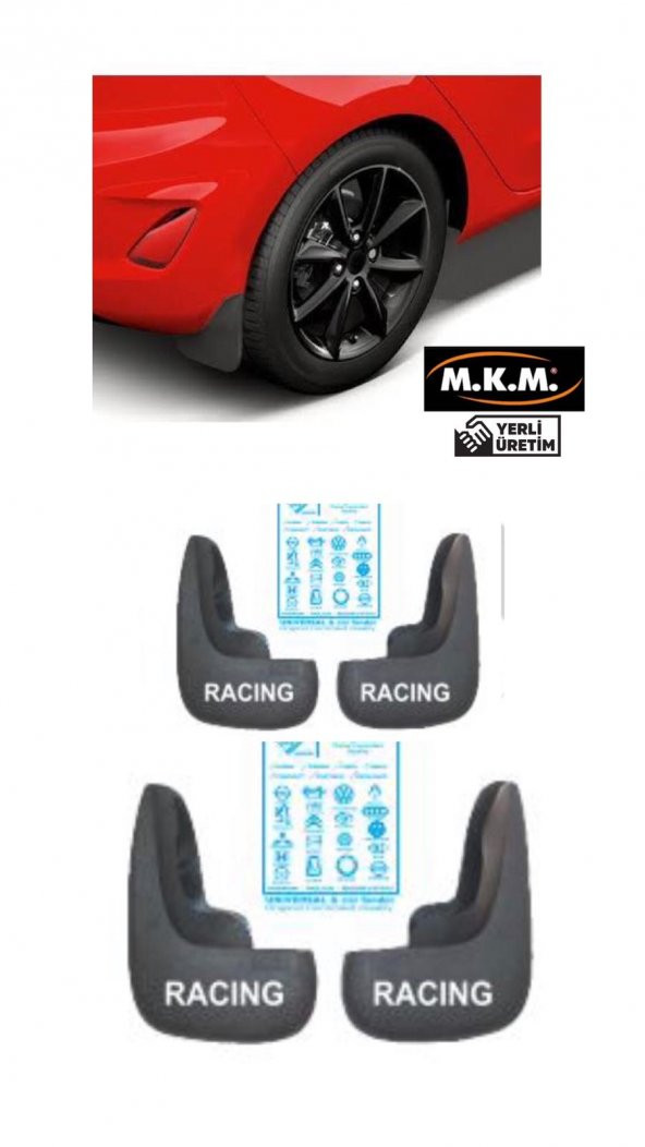 RACING 4 LÜ PAÇALIK ÇAMURLUK TOZLUK
