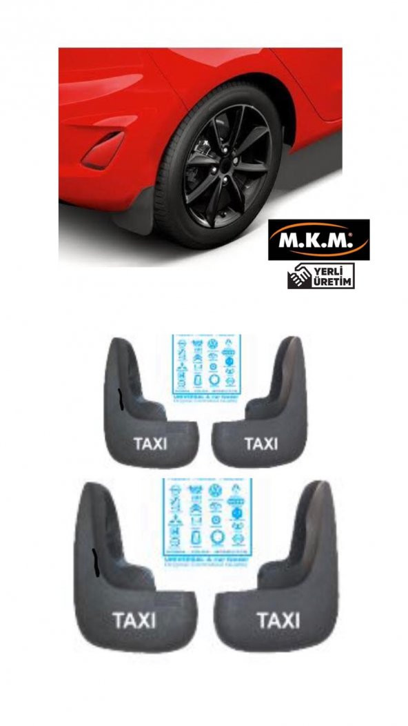 TAXI 4 LÜ PAÇALIK ÇAMURLUK TOZLUK