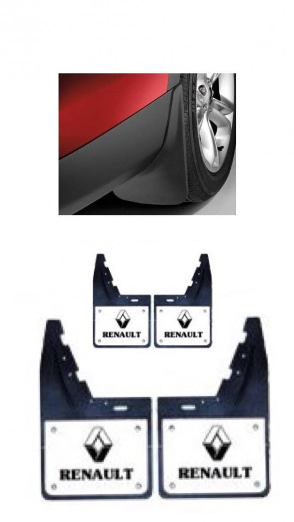 RENAULT 4LÜ PERÇİN 4 LÜ PAÇALIK ÇAMURLUK TOZLUK